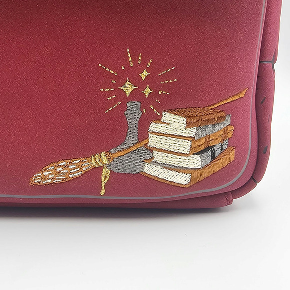 Loungefly Harry Potter Glasses Gryffindor Red Mini Backpack Bag New - Picture 9 of 9